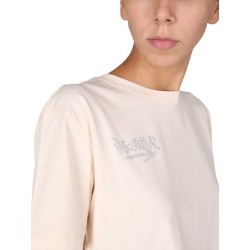 T-SHIRT WITH CRYSTAL LOGO