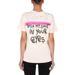 T-SHIRT WITH CRYSTAL LOGO