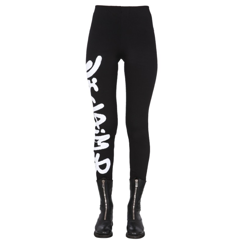 LEGGINGS WITH LOGO PRINT