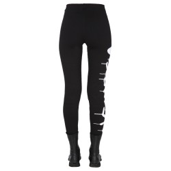 LEGGINGS WITH LOGO PRINT