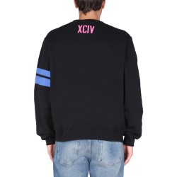 LOGO EMBROIDERED COTTON SWEATSHIRT