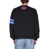 LOGO EMBROIDERED COTTON SWEATSHIRT