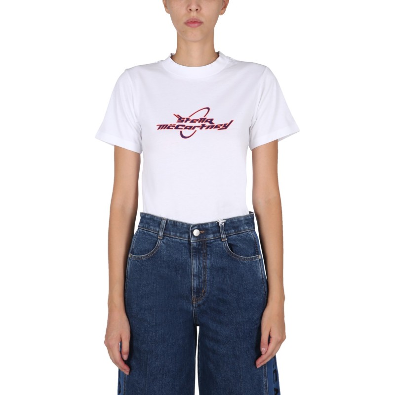 T-SHIRT WITH LOGO PRINT