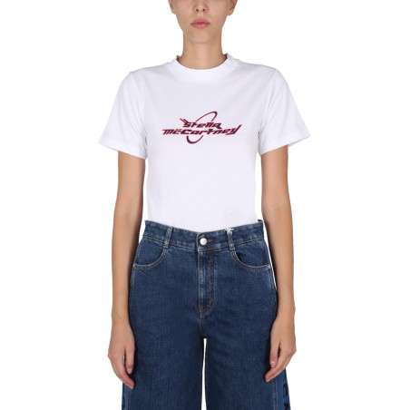 T-SHIRT WITH LOGO PRINT