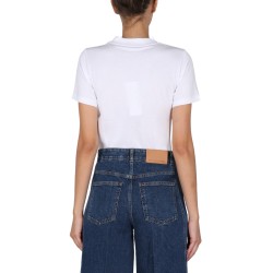 T-SHIRT WITH LOGO PRINT