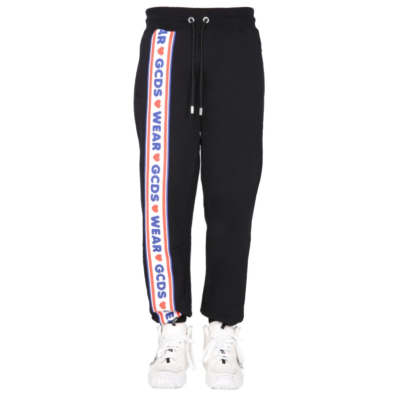 JOGGING PANTS WITH "CUTE TAPE" LOGO BAND