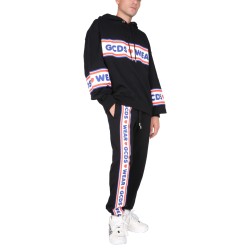 JOGGING PANTS WITH "CUTE TAPE" LOGO BAND