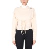 T-SHIRT WITH CORSET BELT