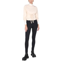T-SHIRT WITH CORSET BELT