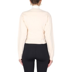 T-SHIRT WITH CORSET BELT