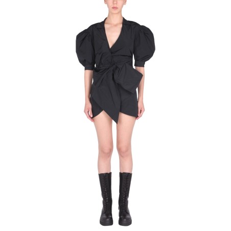 TAFFETA DRESS WITH LOOP