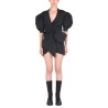 TAFFETA DRESS WITH LOOP