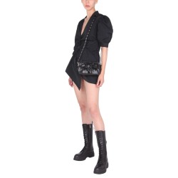 TAFFETA DRESS WITH LOOP