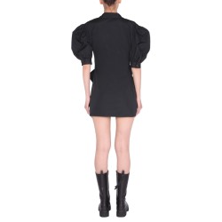 TAFFETA DRESS WITH LOOP