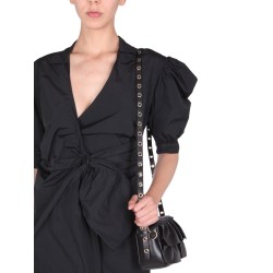 TAFFETA DRESS WITH LOOP
