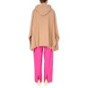 PONCHO SWEATSHIRT WITH EMBROIDERED LOGO