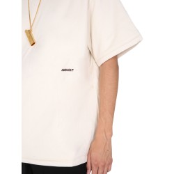 PADDED T-SHIRT WITH EMBROIDERED LOGO