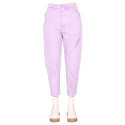 JEANS WITH EMBROIDERED LOGO