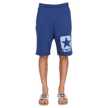 COTTON SWEAT SHORTS BERMUDA