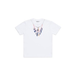 DOUBLE CHAIN FEATHER TEE S/S