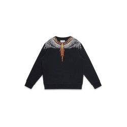 BLACK GRIZZLY WINGS CREWNECK