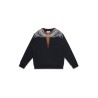 BLACK GRIZZLY WINGS CREWNECK