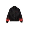 BLACK BOMBER RED FLAMES