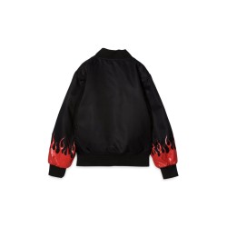 BLACK BOMBER RED FLAMES