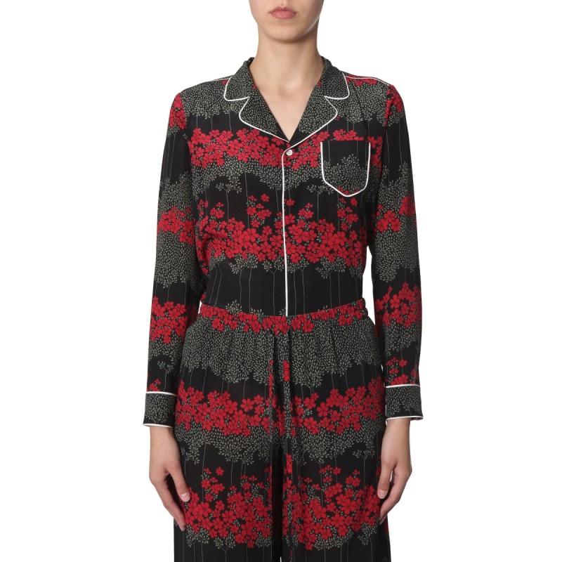 SHIRT WITH DREAMING PEONY PRINT