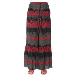 DREAMING PEONY PRINT TROUSERS