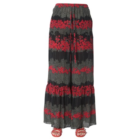 DREAMING PEONY PRINT TROUSERS