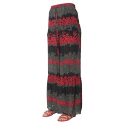 DREAMING PEONY PRINT TROUSERS