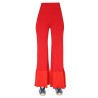 RIBBED KNIT TROUSERS