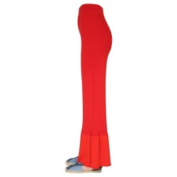 RIBBED KNIT TROUSERS