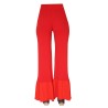 RIBBED KNIT TROUSERS