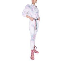 "WOOL" PRINTED JEANS