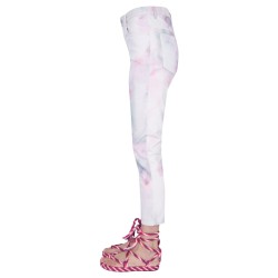 "WOOL" PRINTED JEANS