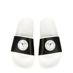 RUBBER SLIDE SANDALS