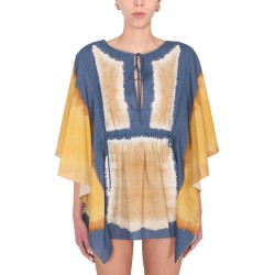 TIE DYE PRINT CAFTAN
