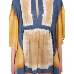 TIE DYE PRINT CAFTAN