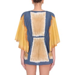 TIE DYE PRINT CAFTAN