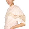 EMBROIDERED CAPE TOP