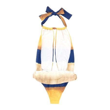 ONE PIECE SWIMSUIT WITH TIE DYE PRINT