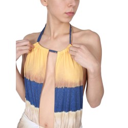 ONE PIECE SWIMSUIT WITH TIE DYE PRINT