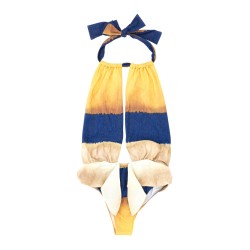 ONE PIECE SWIMSUIT WITH TIE DYE PRINT