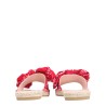 LOW SANDALS WITH BANDANA BOW