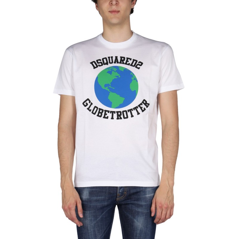 "GLOBETROTTER" T-SHIRT WITH PRINT