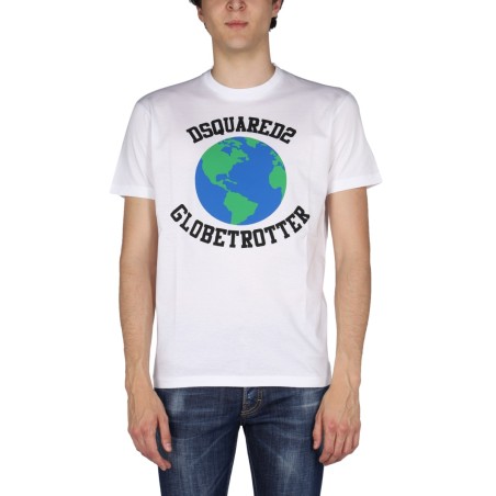 "GLOBETROTTER" T-SHIRT WITH PRINT