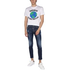 "GLOBETROTTER" T-SHIRT WITH PRINT