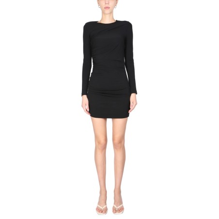 DRESS WITH DRAPE